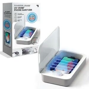 Sharper Image White UV Phone Sanitizer